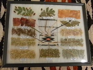 USA雑貨【NAVAJO RUG-DYE CHART】アメリカ先住民アート伝統工芸ナバホラグダイチャート 羊毛毛織物自然の草木染めインディアン西海岸サーフ