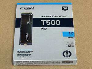 Crucial T500 新品 1TB 2280 SSD M.2 PCIe Gen4x4 NVMe 5年保証 送料無料 東京発送