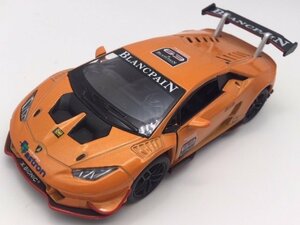 1台売り オレンジ 1/36 ランボルギーニ ウラカン LP620-2 ブランパン・モデル ミニカー スーパートロフェオ ストラダーレ