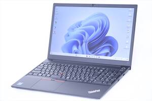 即配 美品 Windows11 Office2019 11世代Corei5 バッテリー良好 Lenovo ThinkPad E15 Gen2 i5-1135G7 8G 256G 15.6FHD