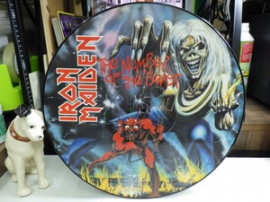 A★｜【LP, picture vinyl / Harvest 1982 US】Iron Maiden - The Number Of The Beast｜アイアンメイデン