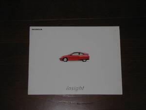 ホンダ インサイト(ZE-1) 前期型 カタログ HONDA INSIGHT