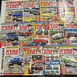 B2682 2011 13冊セット「Practical CLASSICS」プラクティカルクラシックス 英国 旧車雑誌 クラシックカー 英国車 ビンテージ 自動車