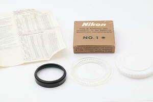 NIKON 52MM CLOSE-UP CAMERA LENS ATTACHMENT NO.1　@301sea