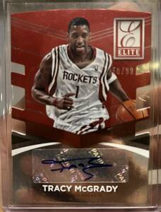 2014-15 Panini Donruss BASKETBALL Tracy Mcgrady サインカード Auto /99