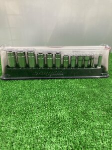 【中古品】Snap-on 3/8 セミディープソケット 8mm～19mm FMS8～FMS19 12角 ※12pcs　IT11MDSGHM1A