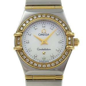 ■ 1円 ～ 中古品 参定60.5万■ OMEGA オメガ ■ コンステレーション 1267.75 ■ 42P ダイヤモンド ゴールド コンビ レディース ダイヤ