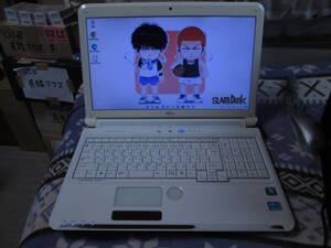 富士通 LIFEBOOK AH55/GC　Win11 Home 64bit　Intel Core i5-24500M 2.50GHz　8GB 640GB　15.6型　ホワイト系　Li-Office　AC付 ◇p1522◇