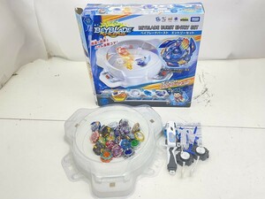 A090-N37-1249 TAKARA TOMY タカラトミー BEYBLADE ベイブレード バースト エントリーセット ベイロガー スタジアム ランチャー 現状品②