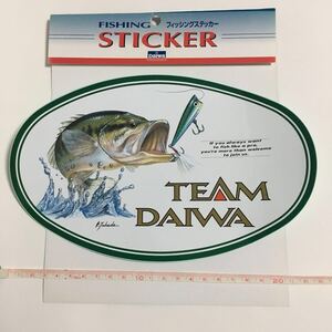 【Daiwa/ダイワ】フィッシングステッカー/シール/ボックスカスタム/TEAM DAIWA 大サイズ