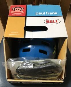 BELL × PAUL FRANK キッズ用ヘルメット サイズ XS 48～53cm small blu pf b boy julius　自転車