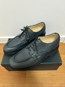 新品 未使用 パラブーツ シャンボード Paraboot chambord 6 1/2 6.5 ネイビー グレイン