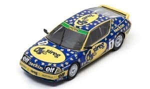 【スパーク】 1/43 アルピーヌ V6 Turbo No.1 Champion Renault Elf Turbo Europa Cup 1988Massimo Sig [S7333]★未開封新品！