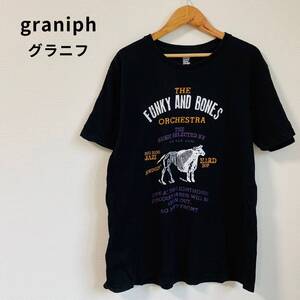 graniph グラニフ Tシャツ 綿100％ グラフィス Lサイズ