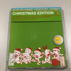 貴重です！RIP SLYME ベスト　CD 　　GOOD JOB 完全生産限定 CHRISTMAS EDITION 【20-09A】