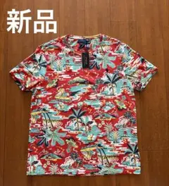 【新品】ラルフローレン　タグ付き アロハTシャツ XL レッド　半袖