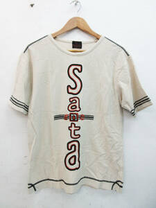 G516【半袖シャツ】サンタフェ★santafe 1487 95845★綿80％★サイズ 03★トップス Tシャツ カットソー★中古★