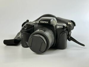 PENTAX Z-70P ペンタックス フィルムカメラ 35-80 49mm SMC 1:4-5.6 HAKUBA MC SKYLIGHT 1B レトロ 革 レザー ケース付き