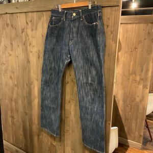 難あり SAMURAI JEANS サムライジーンズ 本藍 S510AI-OGSP 風林火山 セルビッジ デニムパンツ 17oz Size 35×36 200本限定