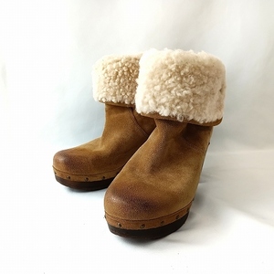 アグ オーストラリア UGG australia 3204 LYNNEA 23cm リネアムートンヒール ブーツ チェスナット レディース