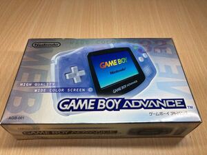 新品未使用　 ゲームボーイアドバンス ミルキーブルー　任天堂　　ニンテンドー　Nintendo GBA