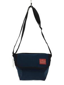 Manhattan Portage◆ショルダーバッグ/メッセンジャーバッグ/ナイロン/ブルー/TWSF-4158JP