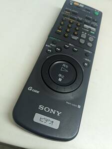 【FB-10-146】SONY RMT-V217 SLV-RX9 純正 S-VHS ビデオデッキ リモコン 　電池バネサビカケあり・通電しません・ジャンク