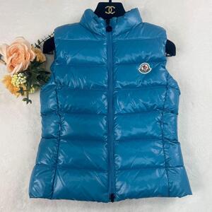 希少カラMONCLER モンクレール ダウン ベスト 水色 152.12 XS