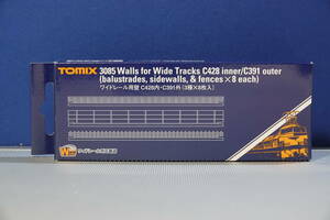 トミックス3085 　ワイドレール用壁C428内C391外