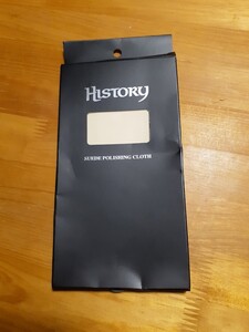 ◆島村楽器 HISTORY スエード・ポリッシングクロス 磨き 汚れ落とし 楽器 ギター 眼鏡 スマホ 送180円◆