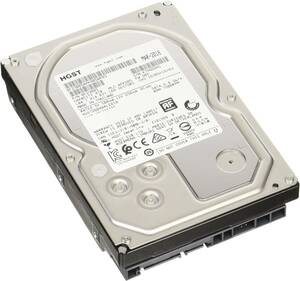 【中古パーツ】3.5 SATA　4TB 1台 正常　HGST HUS726040ALE610　　使用時間42806H ■HDD7017