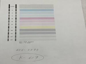 No.K619プリンターヘッド ジャンク QY6-0083 CANON キャノン 対応機種：MG6330/MG6530/MG6730/MG7130/MG7530/MG7730/iP8730