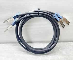 molex miniSASケーブル (CA72306-2011 503623-2002 150703) 2本セット 長さ2m MiniSAS-MiniSAS 中古 ジャンク品 A