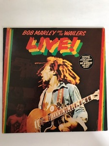 ■UKオリジ■BOB MARLEY & THE WAILERS-ボブ・マーリィ＆ザ・ウェイラーズ/LIVE! 1975年 英ISLAND HYPEステッカー付！