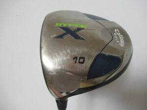 ★Callaway キャロウエイ HIPER X ドライバー 1W 左用 10° 純正カーボンシャフト J682　★レア★激安★中古★　★