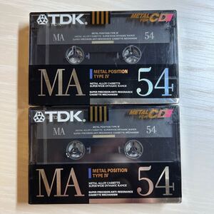 TDK MA 54 METAL POSITION TYPE IV カセットテープ 1本。