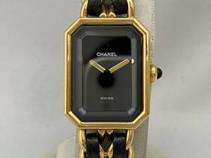 CHANEL プルミエールL クォーツ 時計 ゴールド