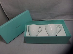 【未使用】 ティファニー TIFFANY & Co. ティファニー TIFFANY & Co. テラス マグ ペアセット