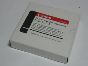 Canon 77mm Filter PL-C Ⅱ　キャノン　フィルター　77mm 