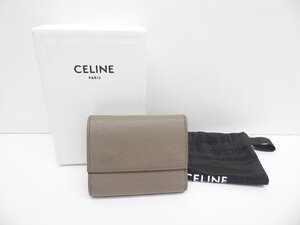 CELINE セリーヌ スモール トリフォールド ウォレット 財布 △WP2230