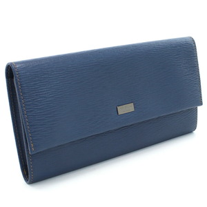 フェラガモ FERRAGAMO 長財布ニ折小銭入付き ブランド 66-0155 0620541　DUTCH BLUE ブルー系