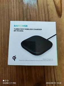 新品未開封 RAVPower RP-WC006 高速ワイヤレス充電器