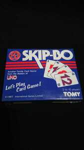 新品未開封、希少、昭和レトロ、TOMYのカードゲーム、SKIP-BO(スキップボー)、UNO