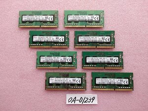 PC4-2400T　4GB 1R×16　8枚セット動作確認済み　管理OA-01239