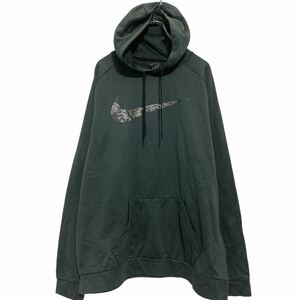 NIKE プリント ジャージ パーカー 2XL オリーブ ナイキ スポーツウェア ビッグサイズ 古着卸 アメリカ仕入 a611-6721