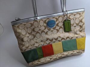 27.COACH コーチ シグネチャー　トート バッグ C1168-F17426