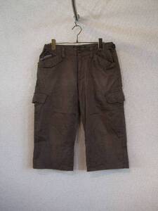 MEN’SMELROSEカーキハンパ丈パンツ（USED)50114)