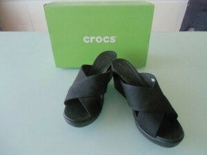 ★クロックス　crocs　レイⅡ　Xストラップウエッジ