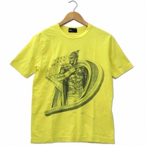 カラー kolor 11SCM-T15205 Dr.FEEL GOOD クルーネック 半袖 Tシャツ イエロー 1 メンズ