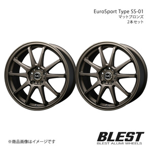 EuroSport Type SS-01 SX4 ワイドボディ YA/YB アルミホイール 2本セット 【18×8.0J 5-114.3 +45 マットブロンズ】